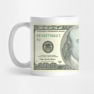 Squid-ward 100 dollar bill Mug